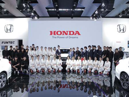 Honda（本田）中国亮相青岛国际汽车嘉年华车展活动