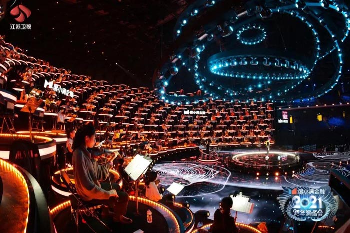 江苏卫视跨年演唱会首次引入全建制240人交响乐团